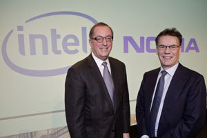 Paul Otellini, President & Chief Executive Officer, Intel and Olli-Pekka Kallasvuo, President and CEO, Nokia