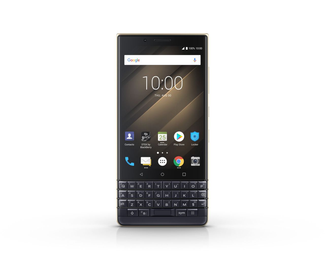 BlackBerry KEY2 LE color Champaign