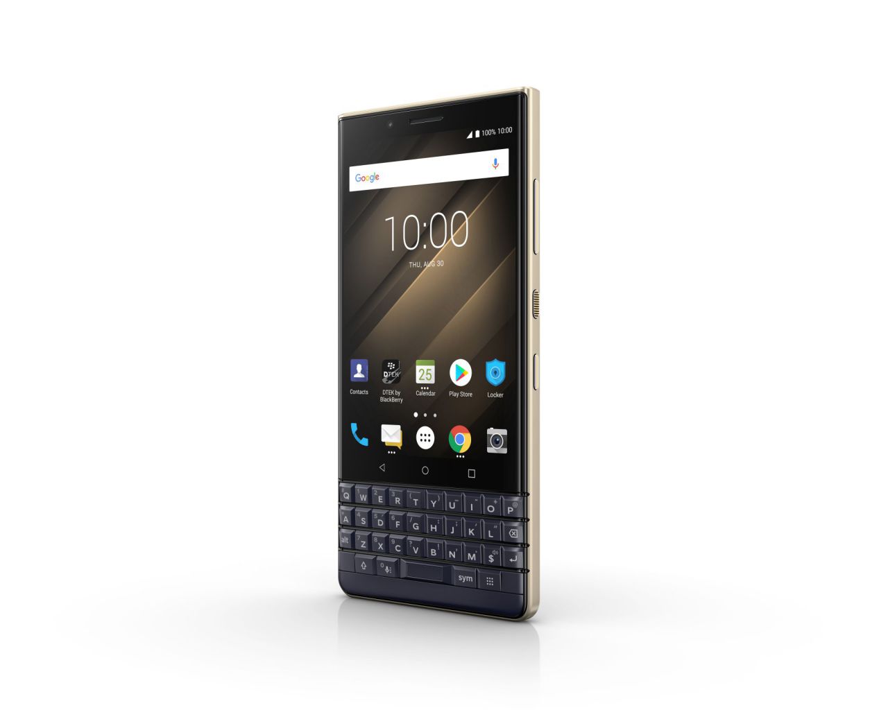 BlackBerry KEY2 LE color Champaign