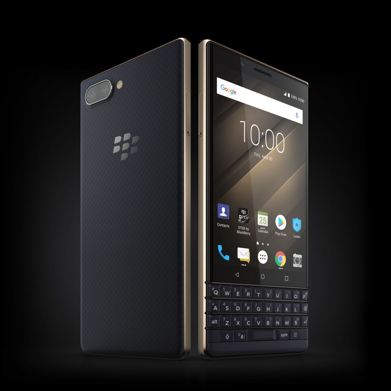 BlackBerry KEY2 LE color Champaign