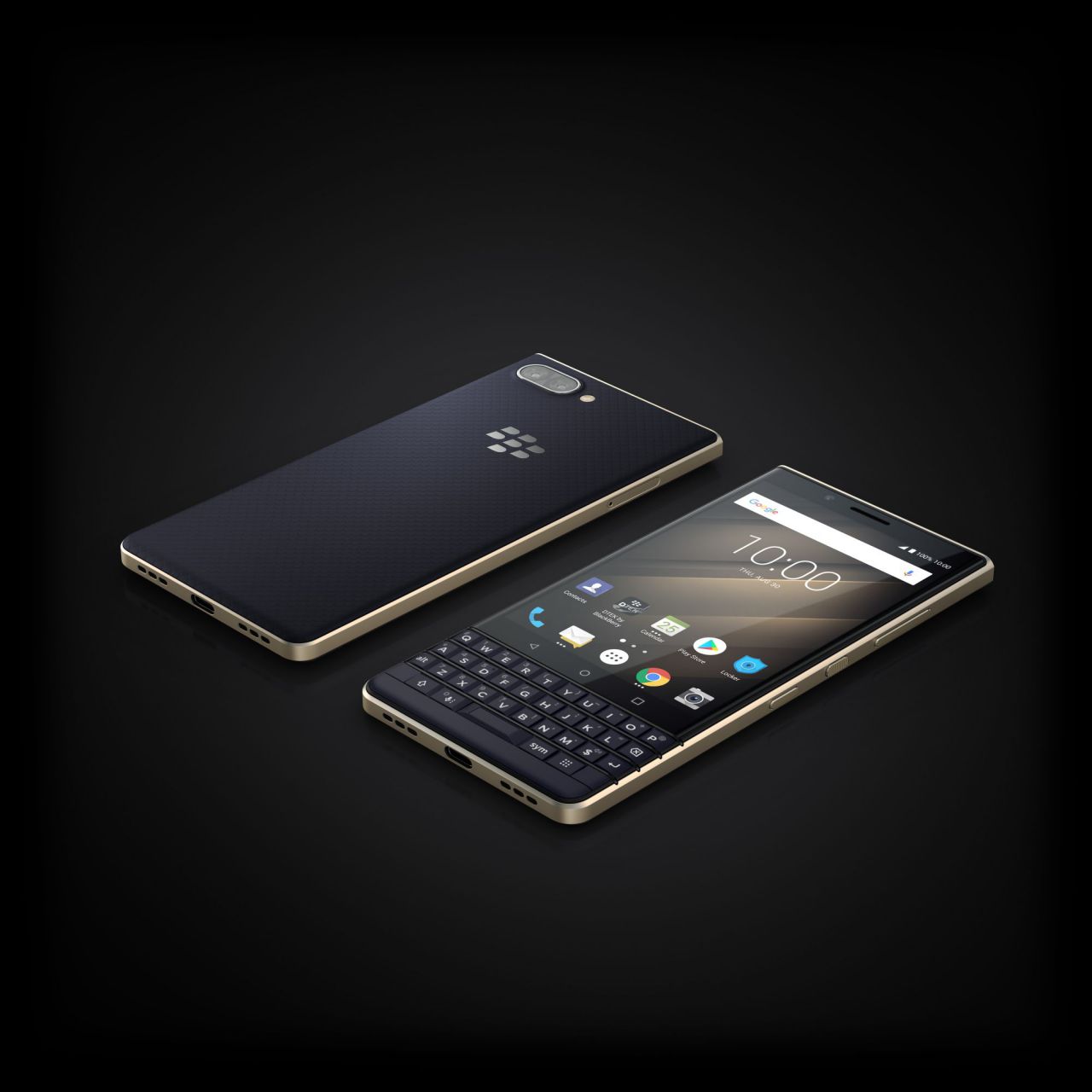 BlackBerry KEY2 LE color Champaign