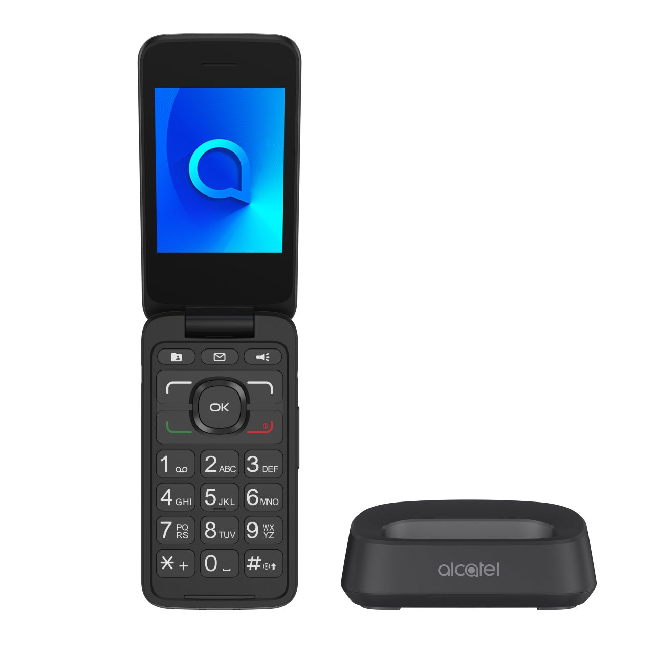 Alcatel 3026 modelo Metallic Silver