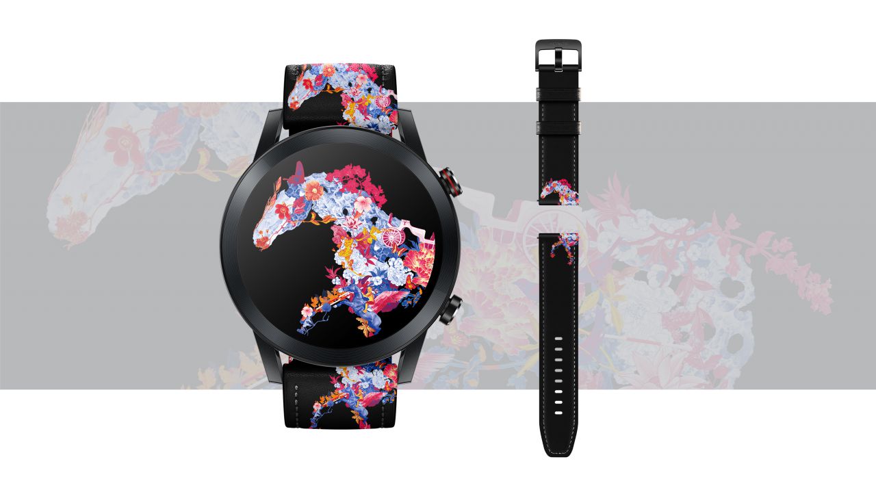 Honor MagicWatch 2 Edición Limitada, diseño de Jacksy Tsai (Floral Horse) 