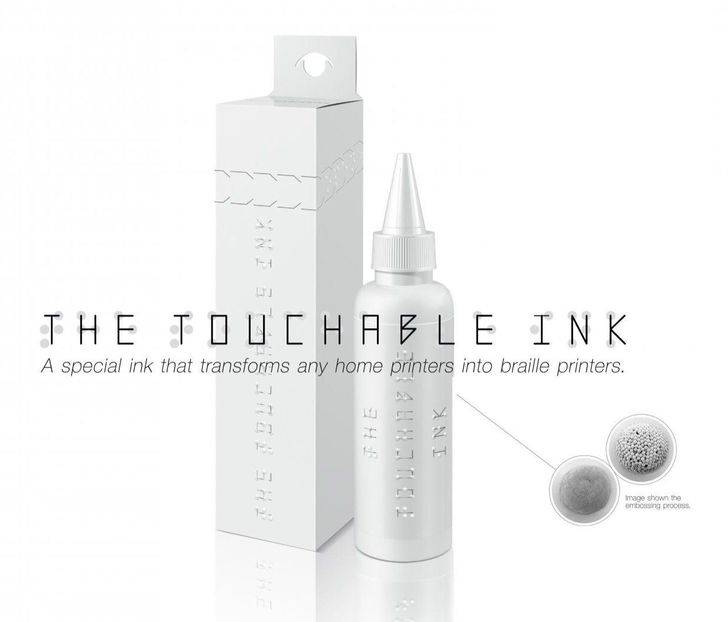 Touchable ink: la tinta tangible de Samsung para imprimir en braille