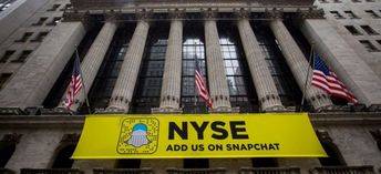 Snapchat debutó con éxito en la Bolsa de Nueva York