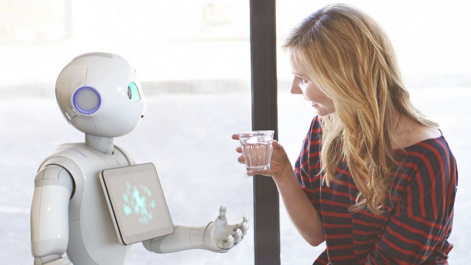 Robot pepper conversando
