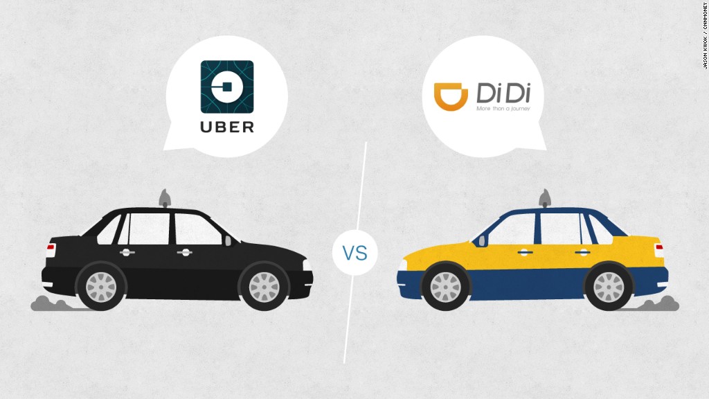Uber y Didi Chuxing se fusionan en China