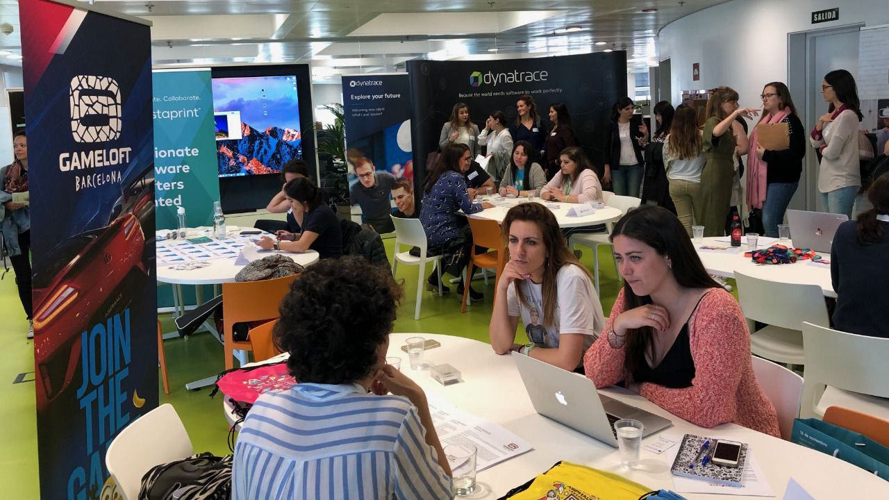 Instantánea durante el WomenHack celebrado en Barcelona