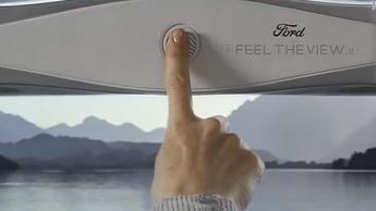 Ford idea una ventanilla inteligente que muestra el paisaje a pasajeros invidentes