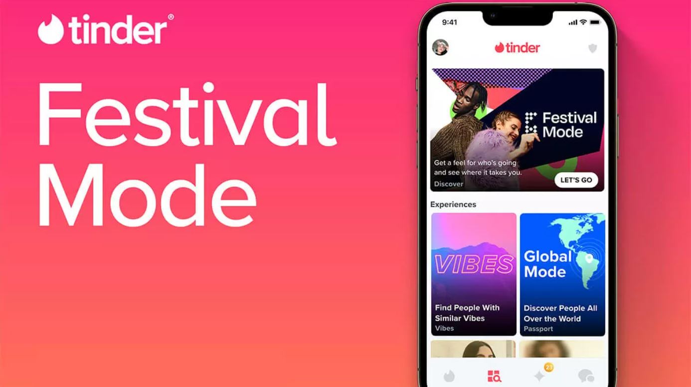 Tinder activa el Modo Festival