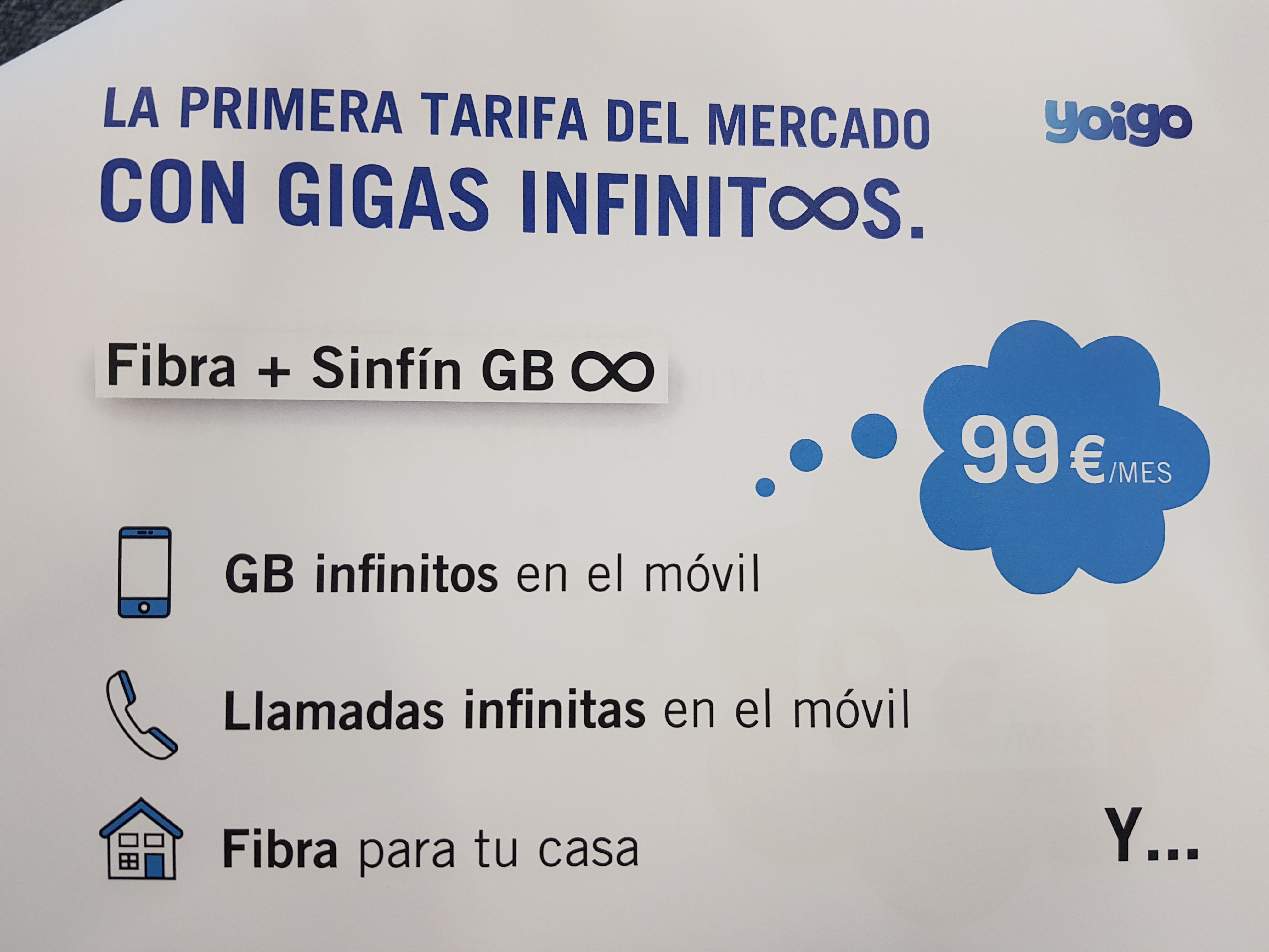 Yoigo presenta la primera tarifa con voz y datos, fijo y móvil, ilimitado