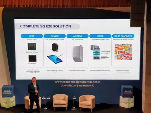 Celestino García anuncia lanzamiento inminente de servicios 5G y, a futuro, teletransportación virtual