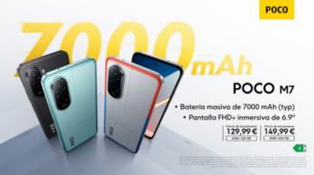 El nuevo Poco M7 aterriza en el mercado con más autonomía y entretenimiento a precio imbatible