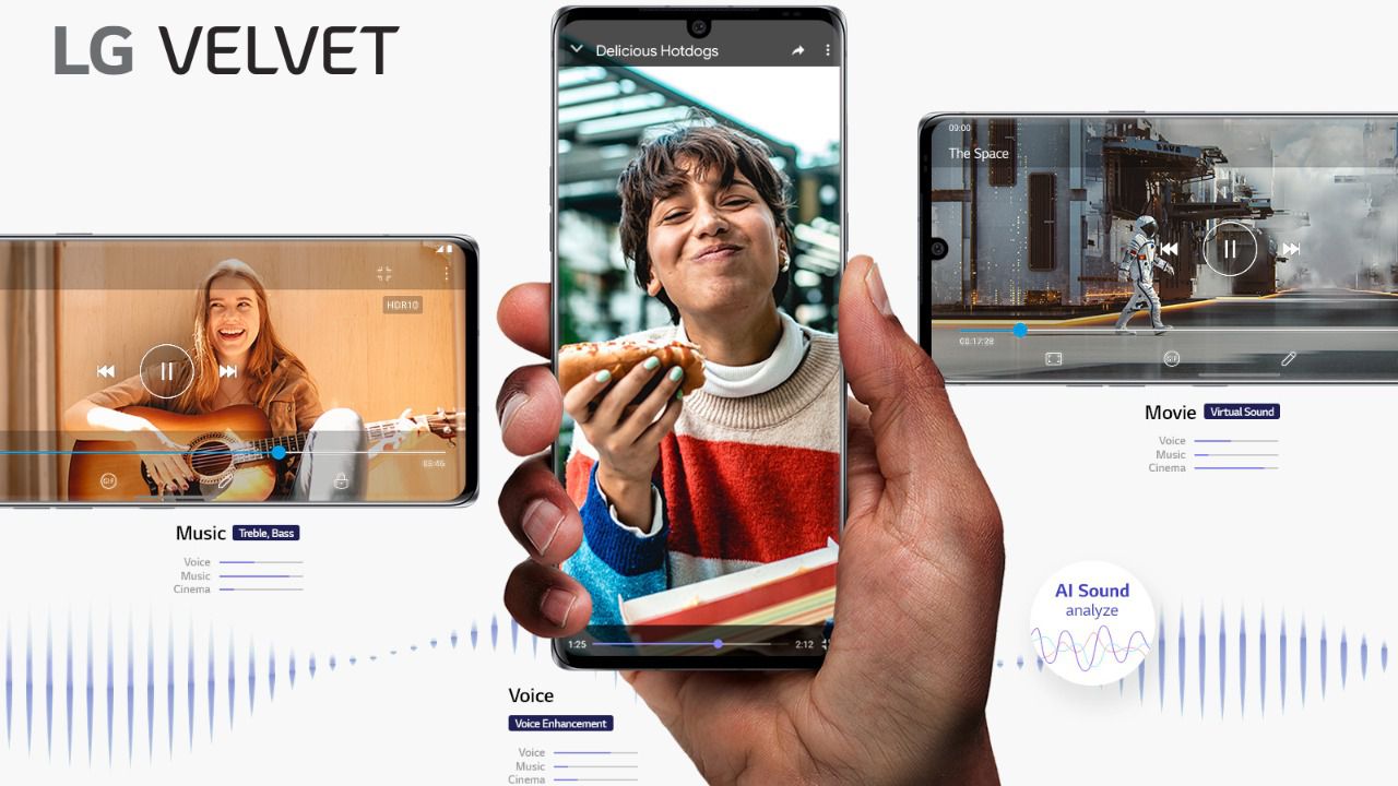 LG Velvet 5G, crear y compartir