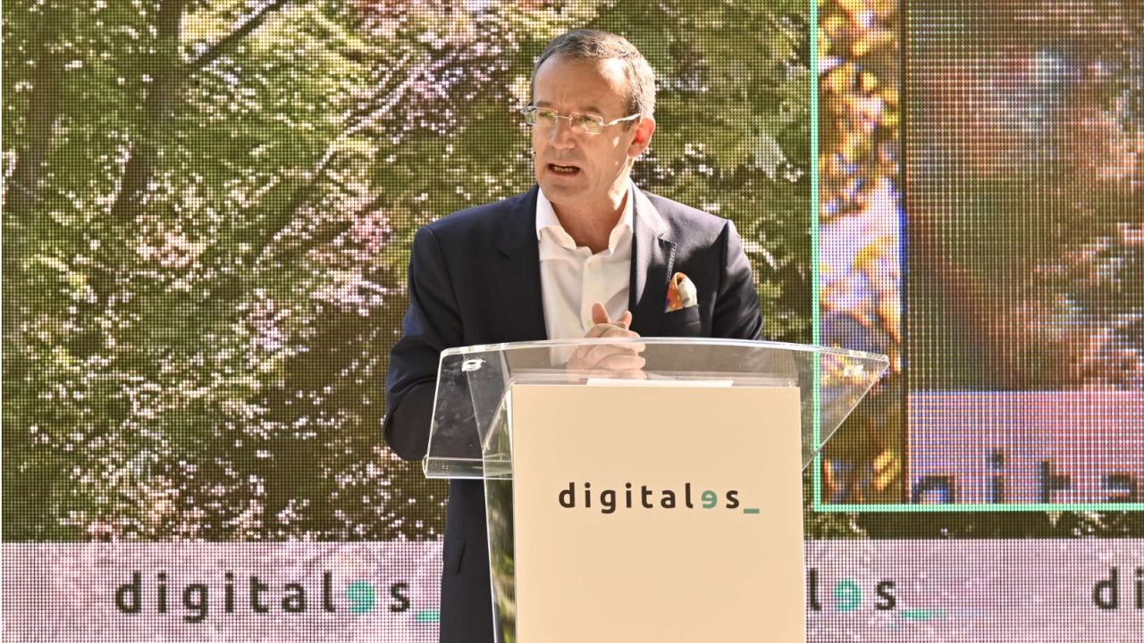 Jean-François Fallacher, CEO de Orange España, durante su intervención en el DigitalES Summit 2021