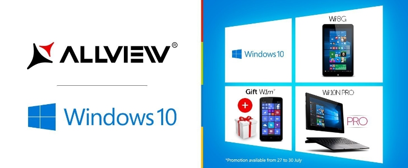 Allview presenta sus primeras tablets con Windows 10