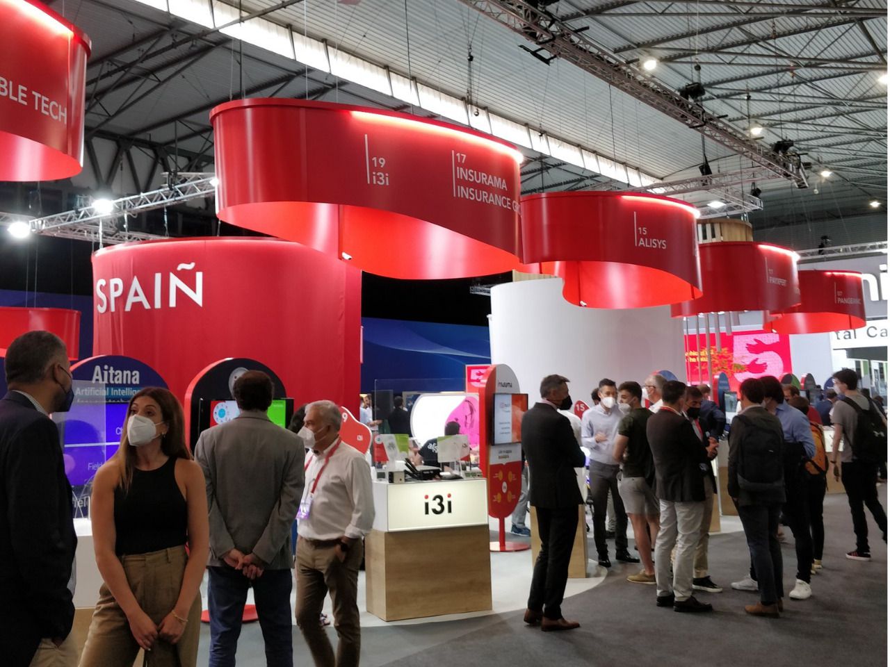 El Pabellón de España en el MWC 2021