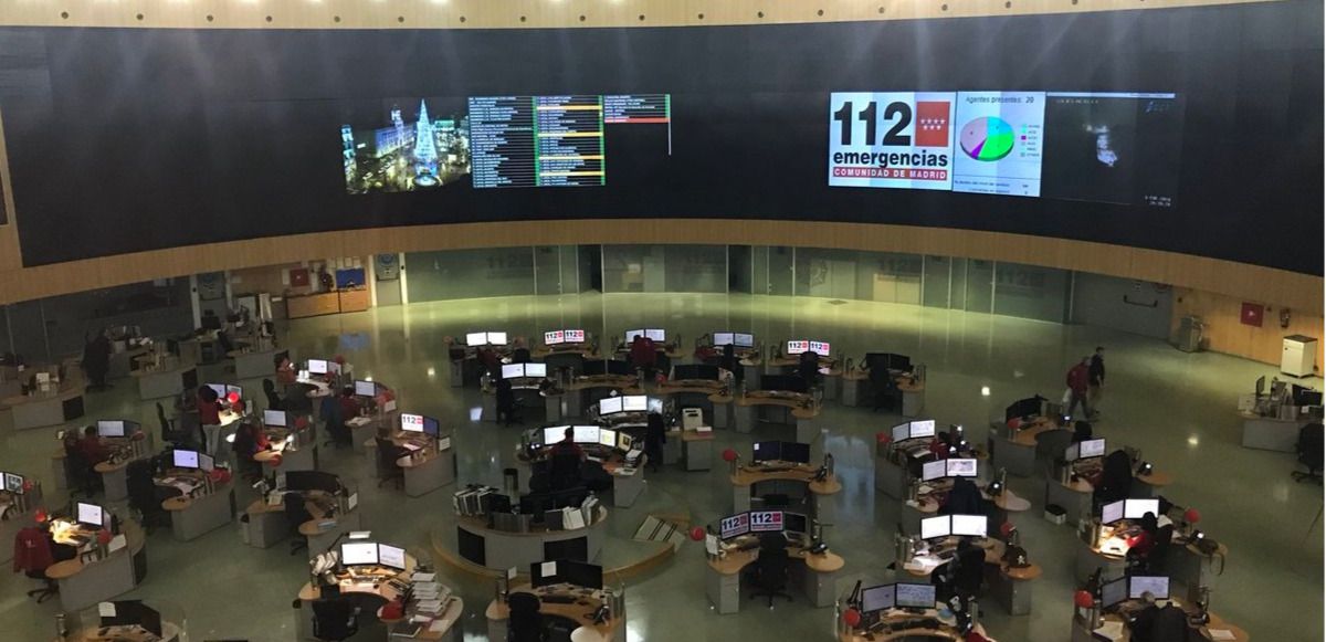 Centro del 112 en la Comunidad de Madrid