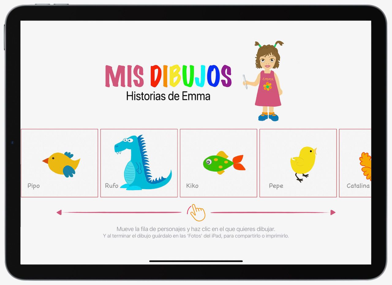 'Mis Dibujos', una aplicación para divertirse con el iPad