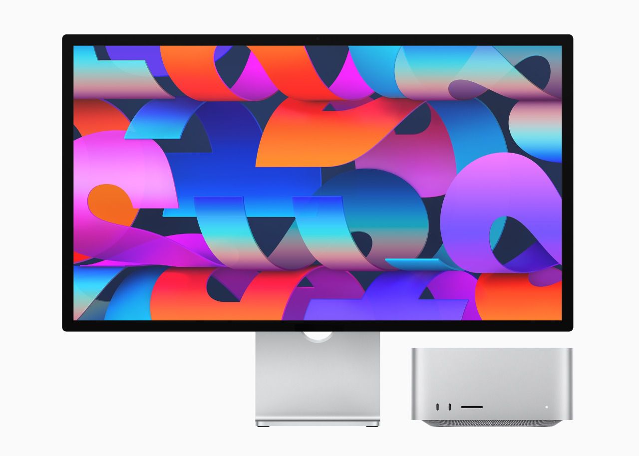 Los nuevos Mac Studio y Studio Display. El primero estrena los nuevos procesadores M1 Ultra de Apple.