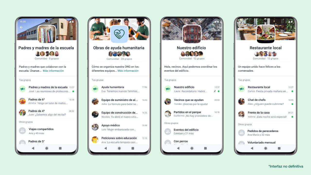 WhatsApp lanza Comunidades, que reunirá grupos en torno a diferentes temáticas