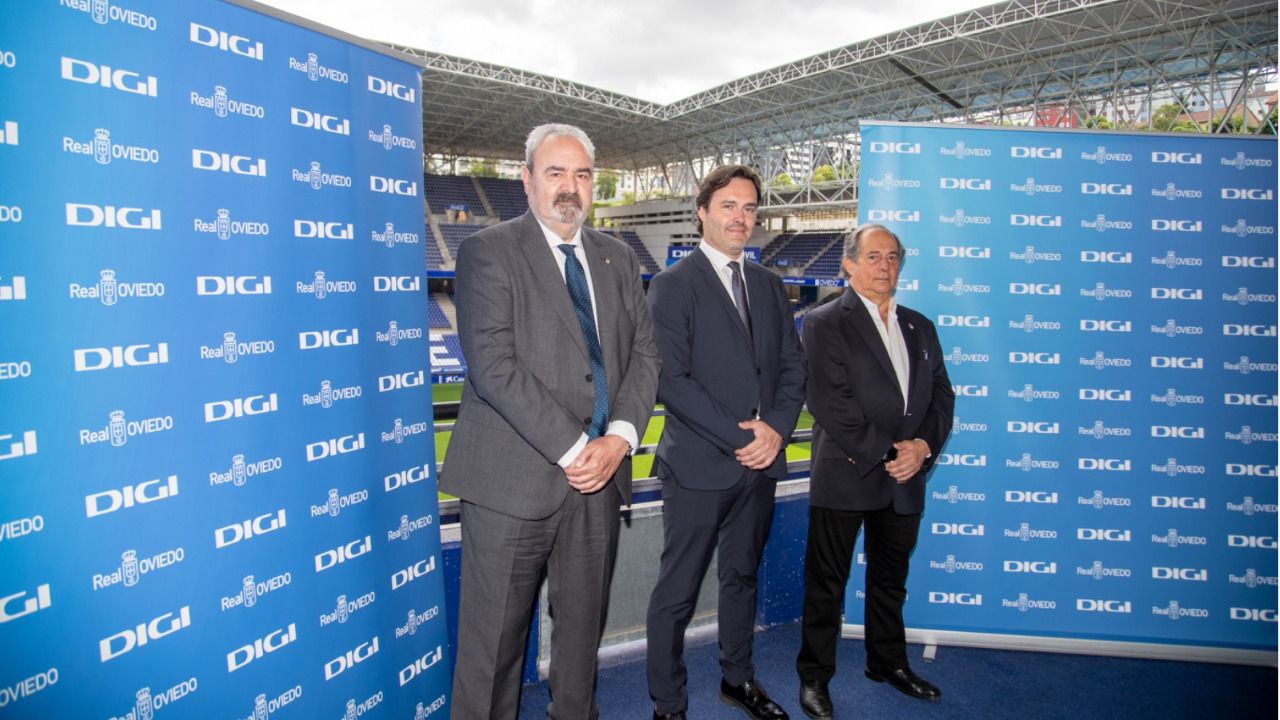 Digi renueva el patrocinio del Real Oviedo para la próxima temporada