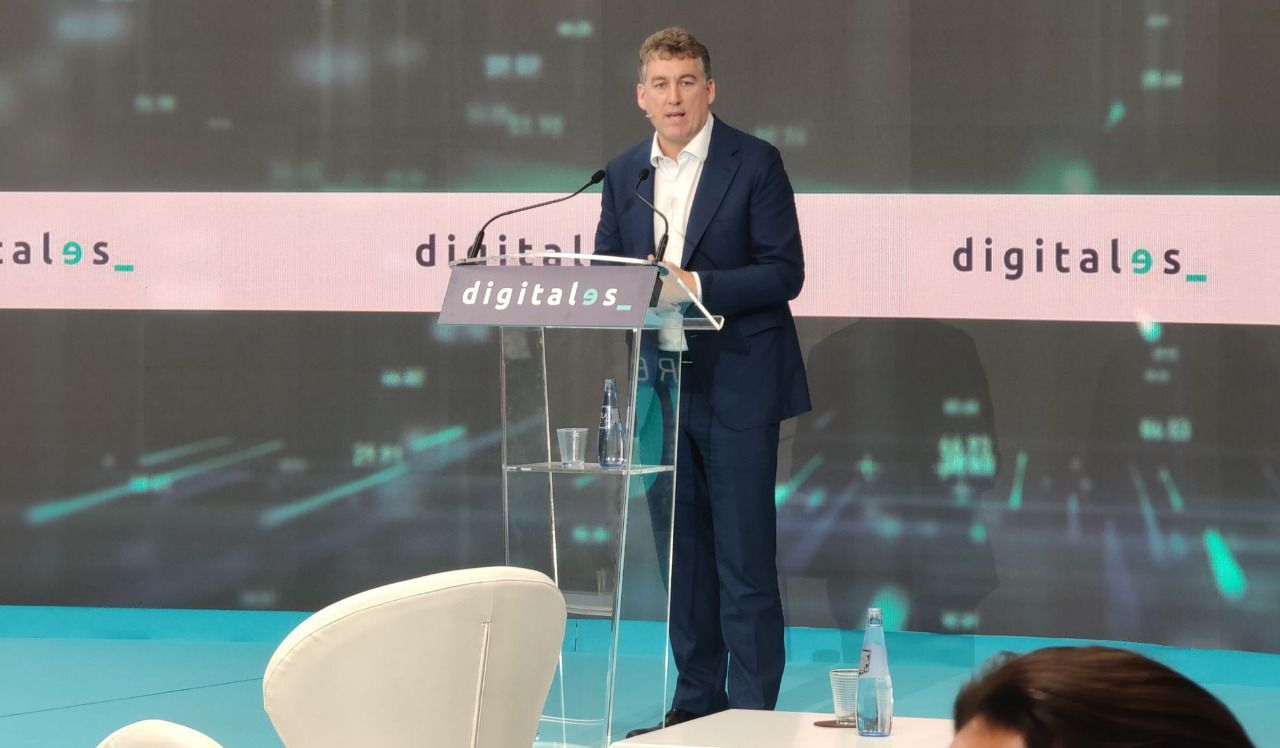 Colman Deegan, CEO de Vodafone España, en su intervención en DigitalES Summit 2022
