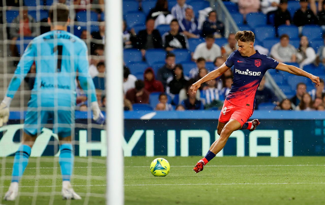 Antoine Griezmann (Atlético de Madrid) durante un encuentro en la pasada temporada