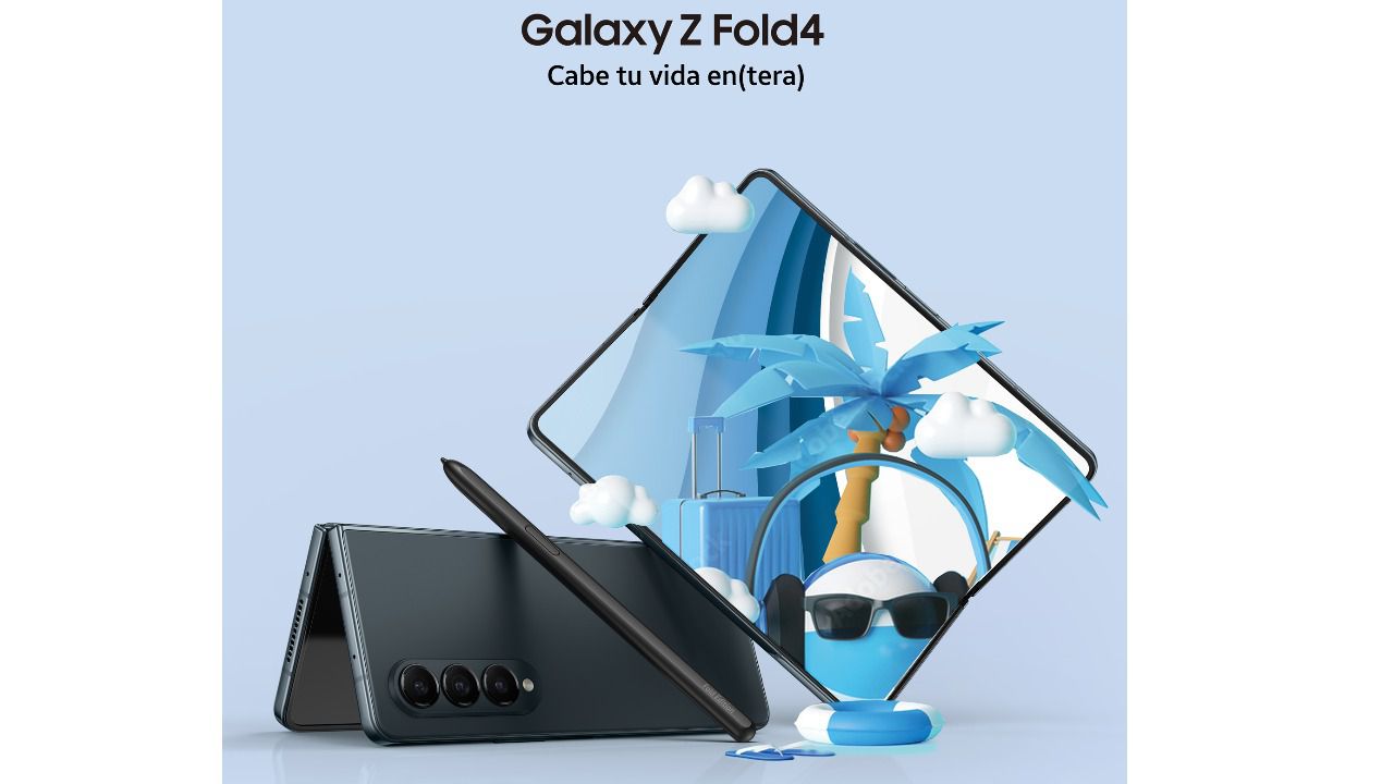 Galaxy Z Fold4: Cabe tu vida en(Tera)