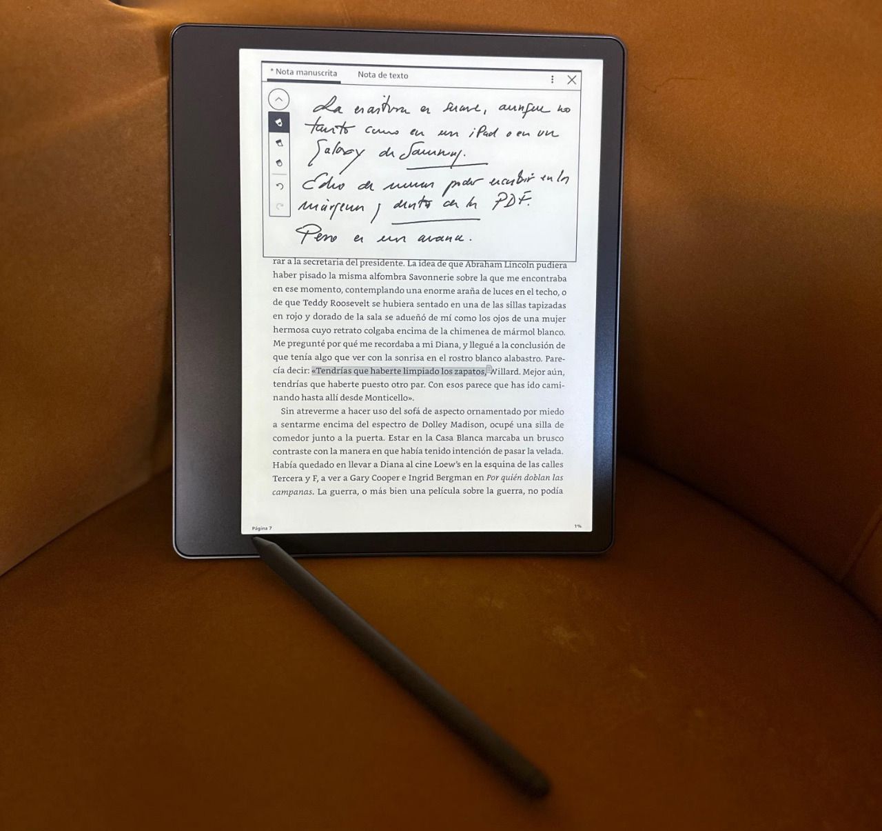 Nuevo Kindle Scribe permite escribir notas a mano en eBooks