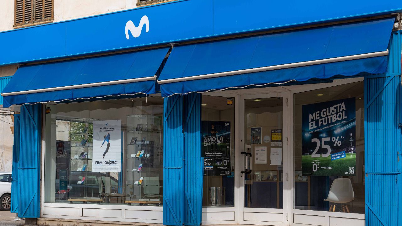 Una tienda de Movistar en la tienda mallorquina de Felantix 