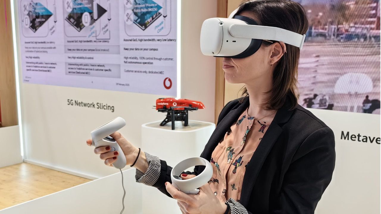 Vodafone nos permite volar un dron en la distancia mediante gafas VR