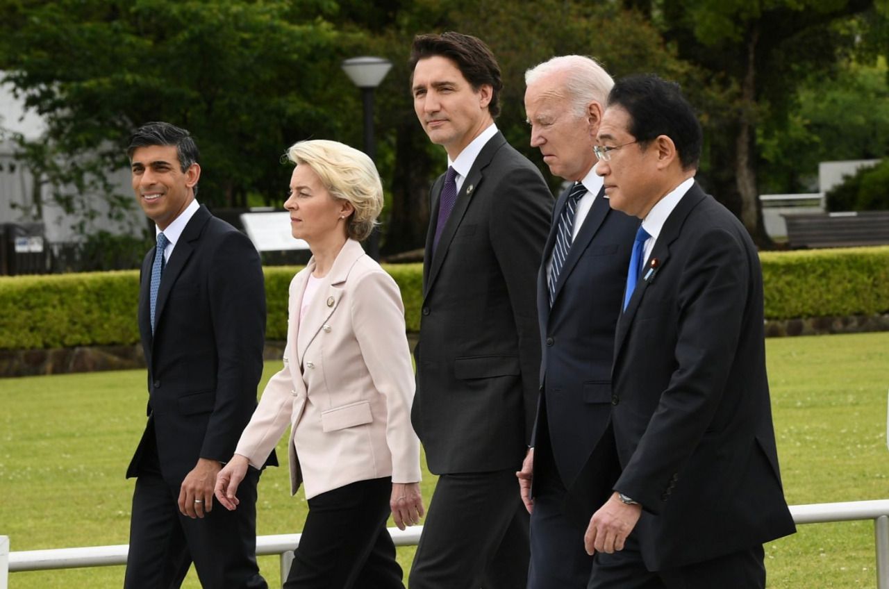 Líderes del G7