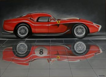 Sorteo de un cuadro de automoción: Ferrari 250 Testa Rossa