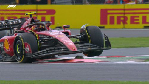 Carlos Sainz durante el fin de semana del GP de México