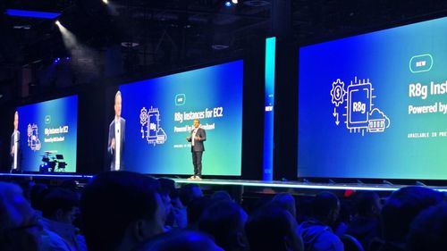 Adam Selipsky, CEO de AWS, durante su intervención en el AWS re:Invent 2023