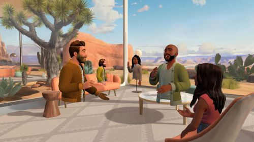 Microsoft Mesh permite introducir el mundo de la realidad virtual en Teams