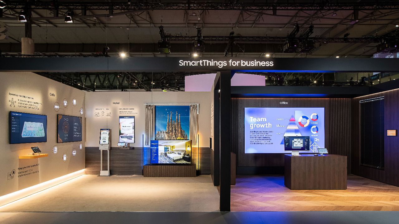 Samsung ha mostrado en el ISE 2024 sus nuevas soluciones de SmartThings for Business