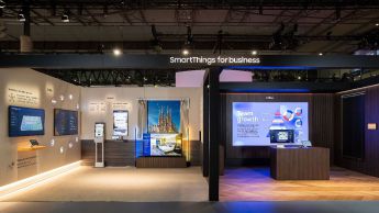 Samsung lleva la conectividad SmartThings a sus pantallas B2B