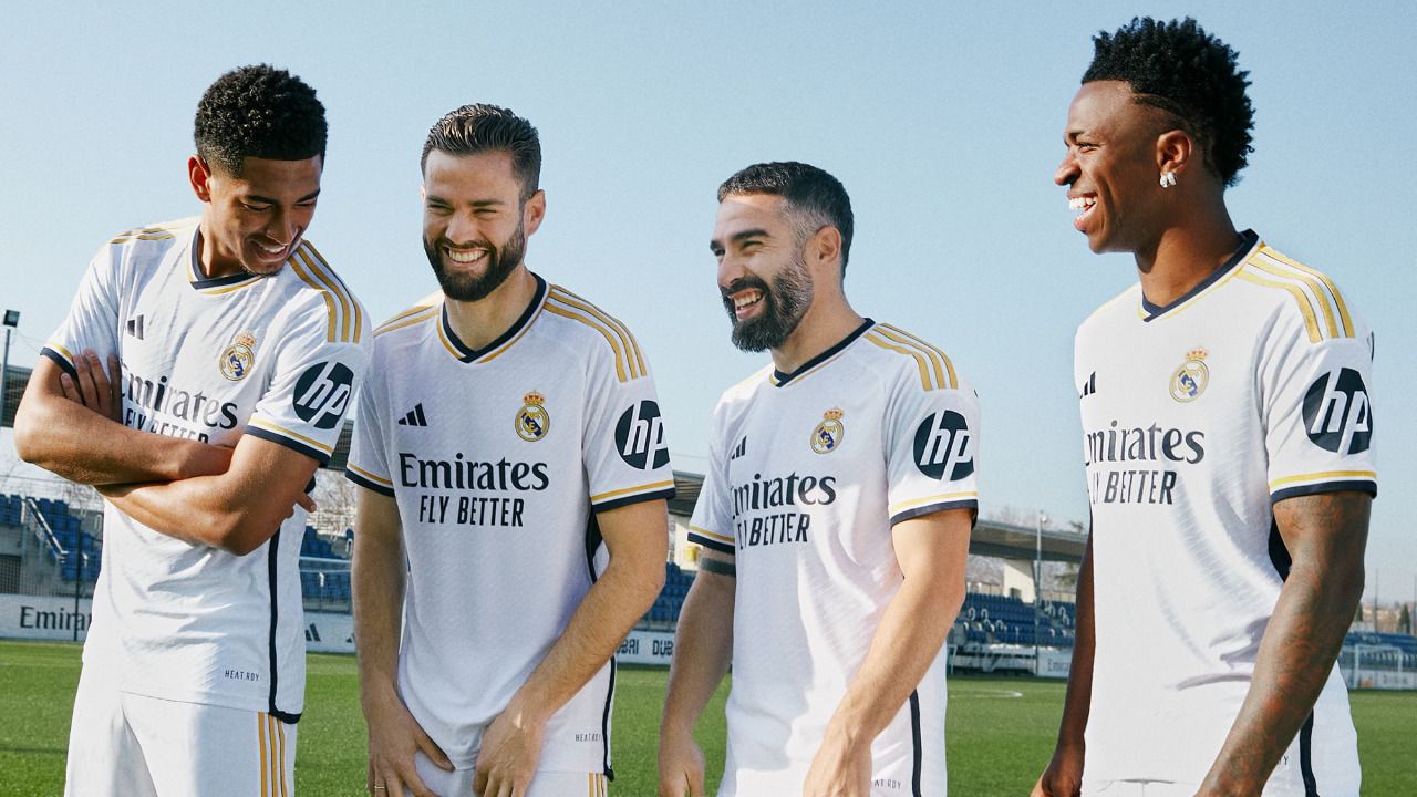 Los jugadores de todos los equipos del Real Madrid lucirán la camiseta con el logotipo de HP