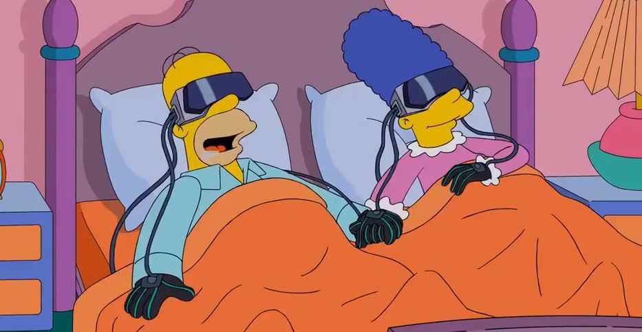 Los Simpsons siempre se adelantan a la realidad, también con las Vision Pro de Apple