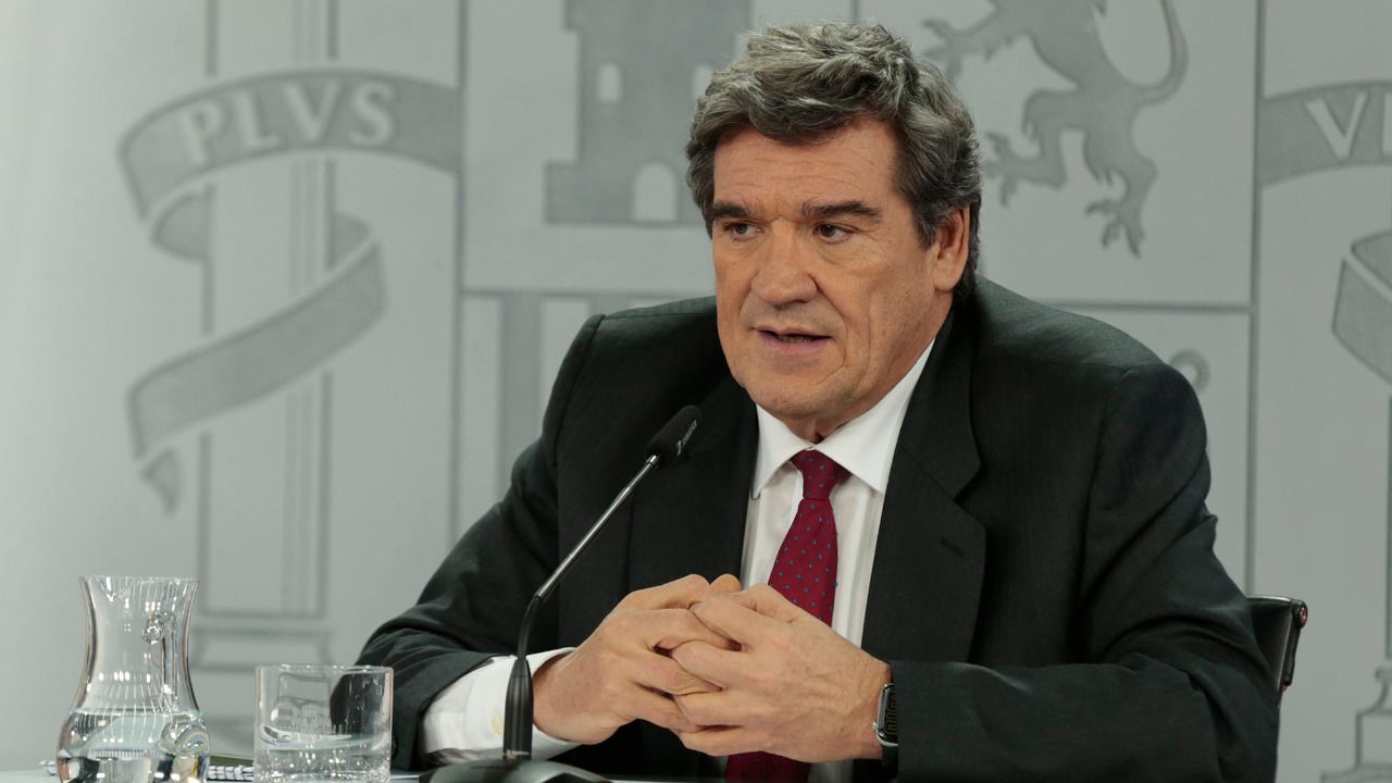El ministro para la Transformación Digital y de la Función Pública, José Luis Escrivá, durante la rueda de prensa posterior al Consejo de Ministros