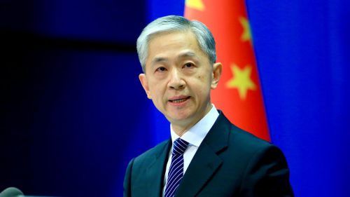 Wang Wenbin, portavoz del Ministerio de Exteriores chino