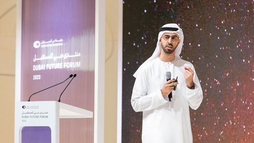 Omar Sultan Al Olama, ministro de Estado de Inteligencia Artificial, Economía Digital y Aplicaciones de Trabajo Remoto de los Emiratos Árabes Unidos