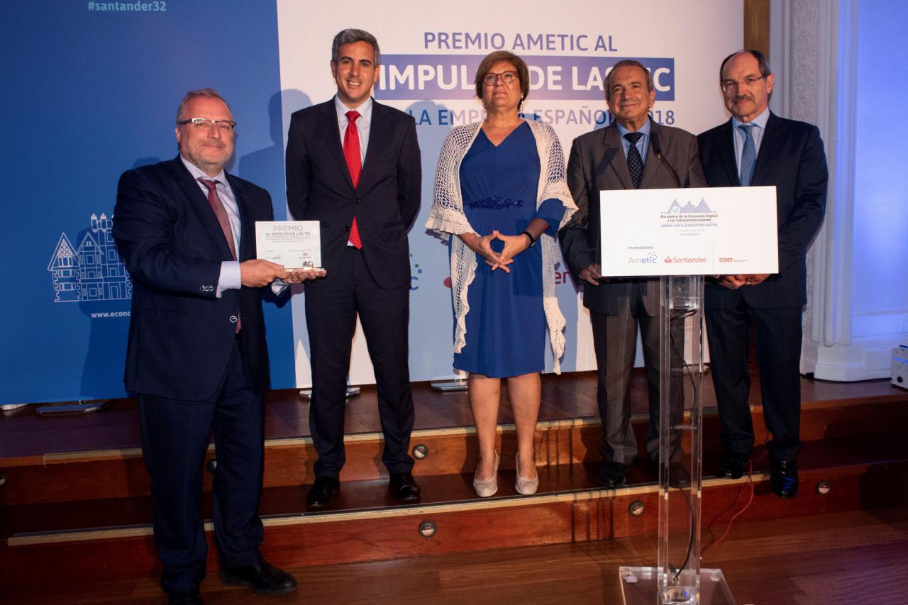 Fira de Barcelona recibe el premio AMETIC al impulso de las TIC en la empresa española
 