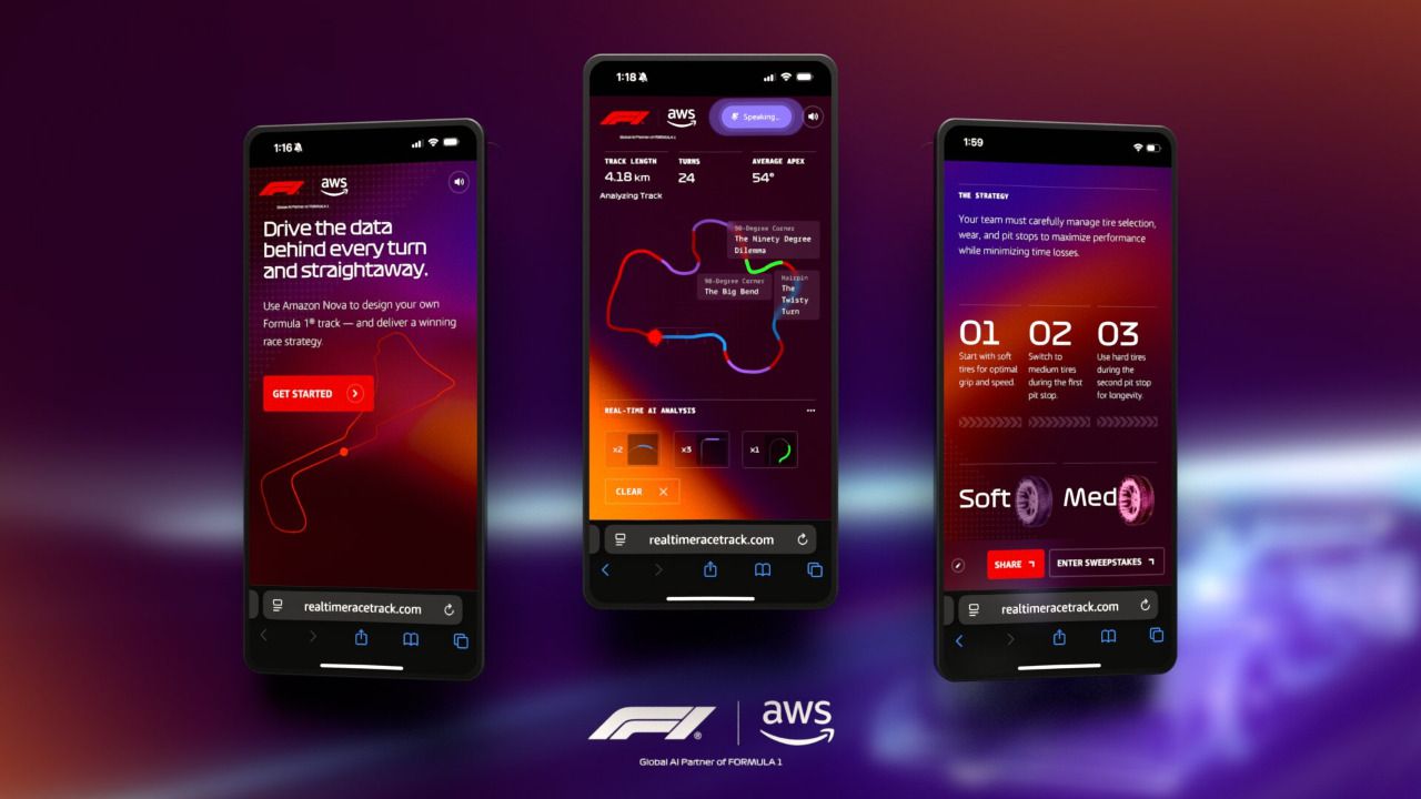 AWS crea una herramienta con IA generativa para diseñar tu propio circuito de Fórmula 1