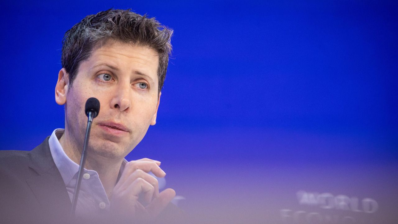 Sam Altman, CEO y cofundador de Open AI, durante un encuentro en el Foro Económico Mundial 2024