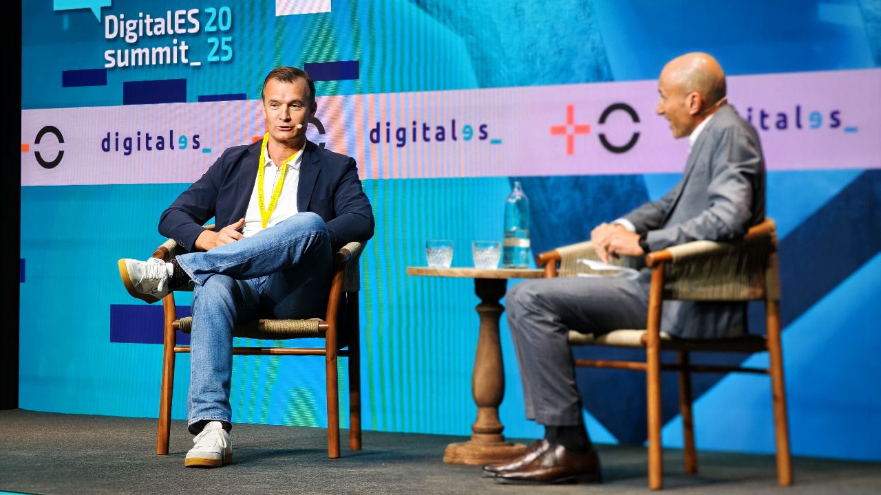 Meinrad Spenger, CEO de MasOrange, durante su intervención en el DigitalES Summit 2025