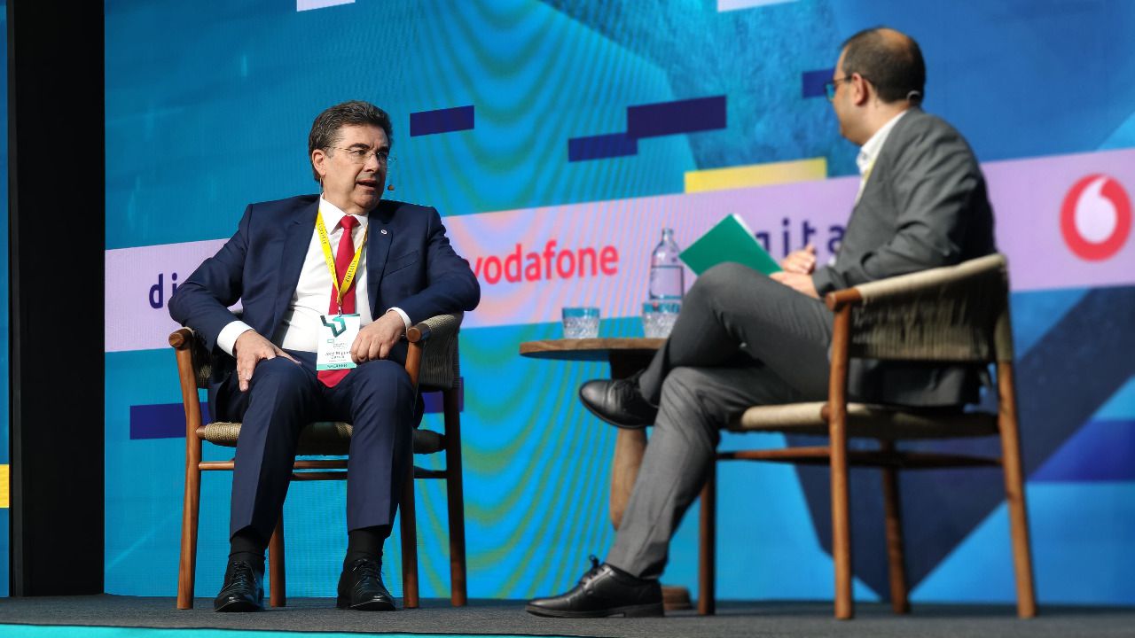 José Miguel García, CEO de Vodafone España, durante su intervención en el DigitalES Summit 2025
