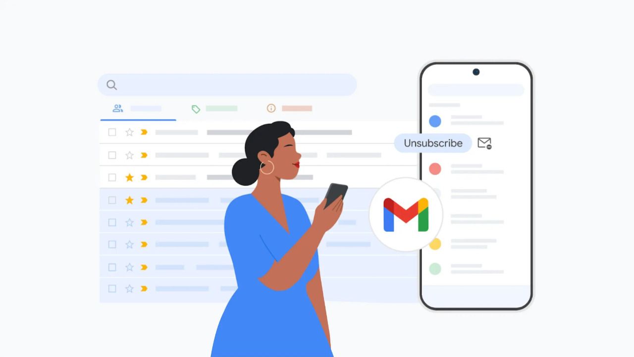 Gmail integra una función para cancelar suscripciones masivas con un solo clic